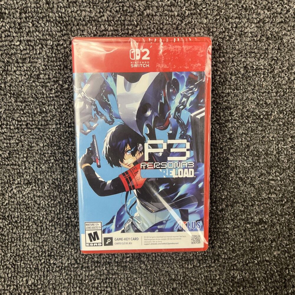 Persona 3 Reload Nintendo Switch 2 Brand New Sealed ESRB Atlus **Game-Key Card**